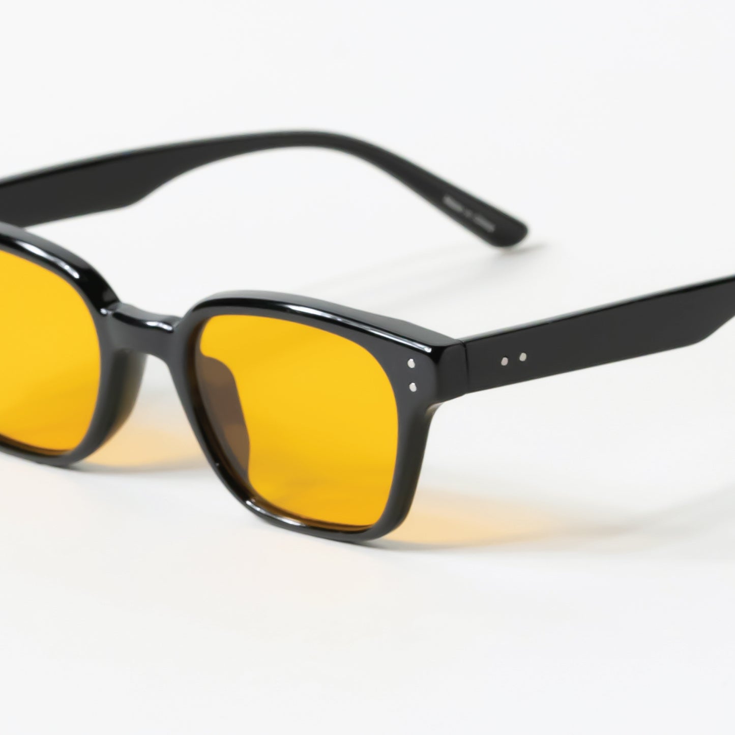 Yellow Tint Square Rectangle Sunglasses