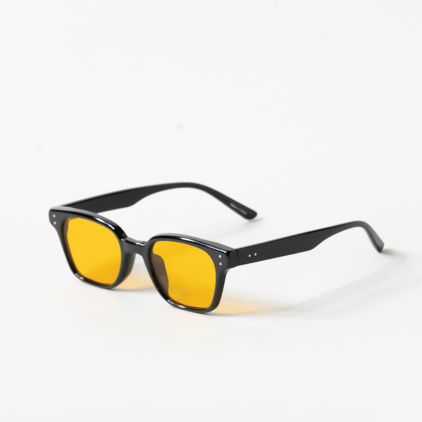 Yellow Tint Square Rectangle Sunglasses