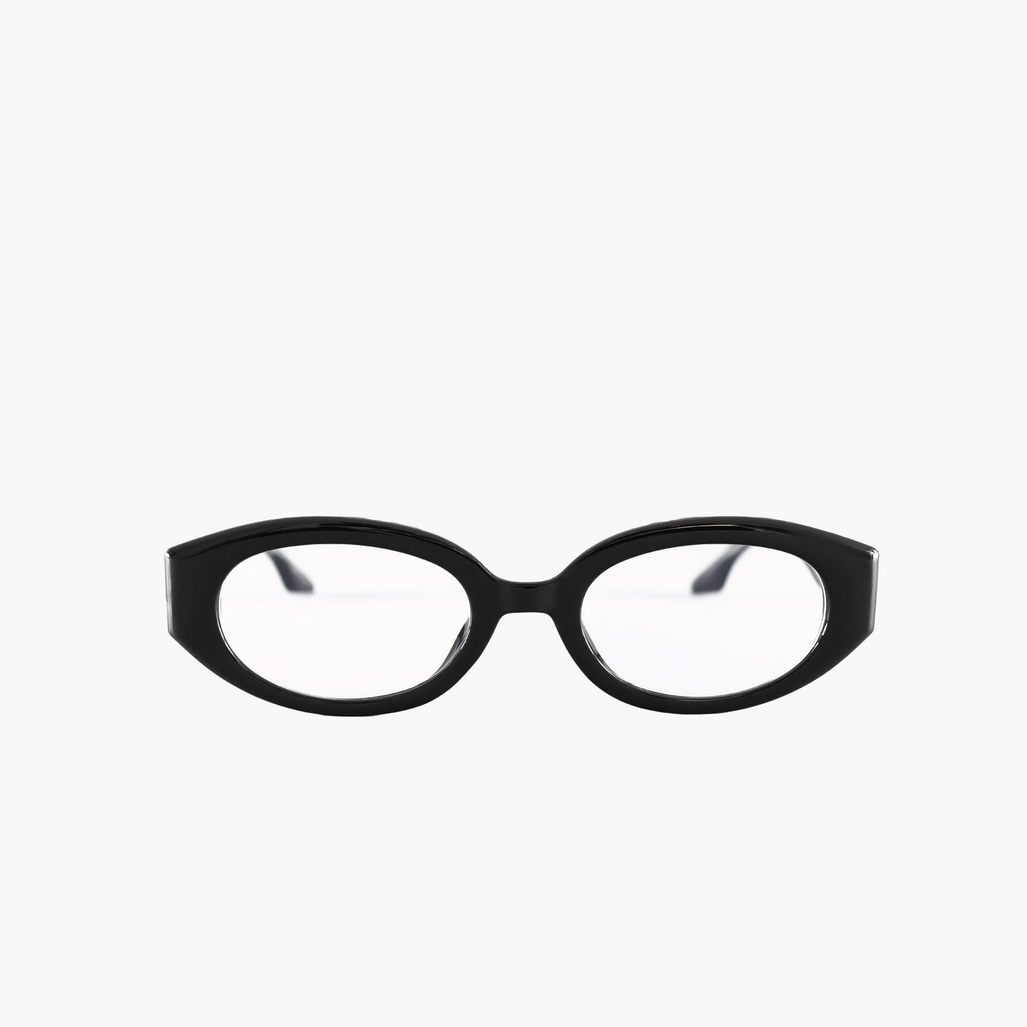Black Oval Eye Glasses