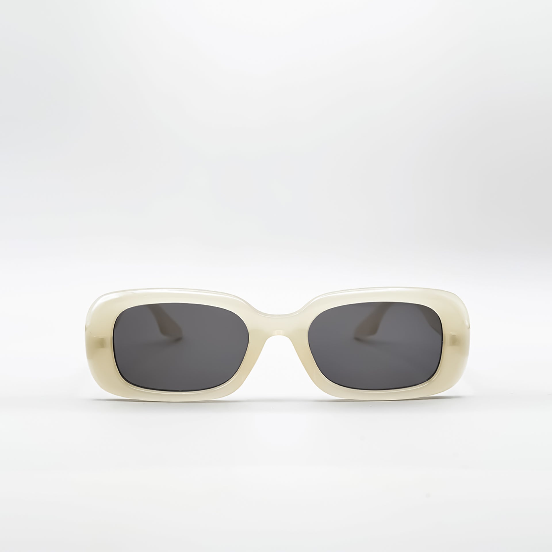 Transparent Rectangle Bubble Sunglasses