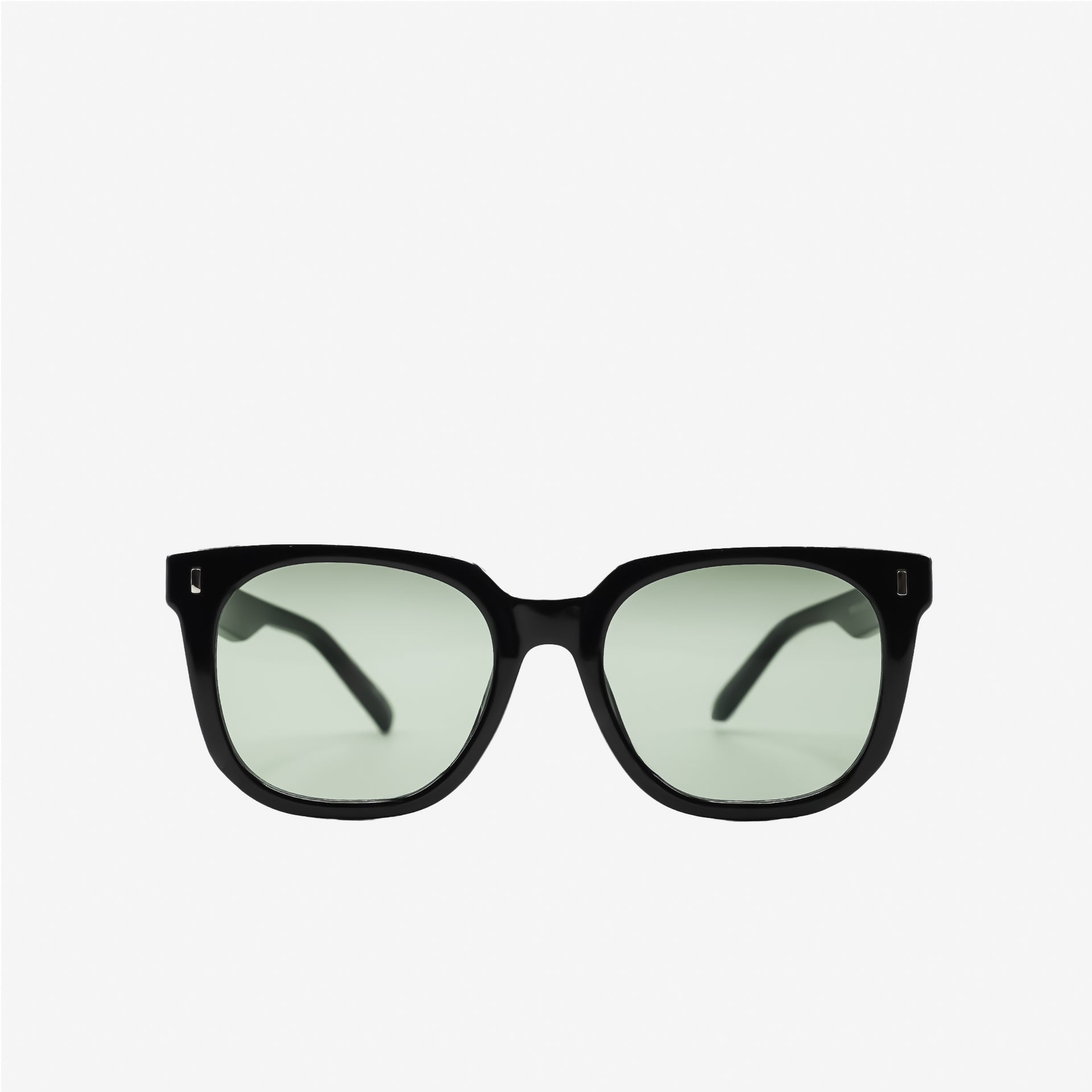 Light Green Tint Square Sunglasses