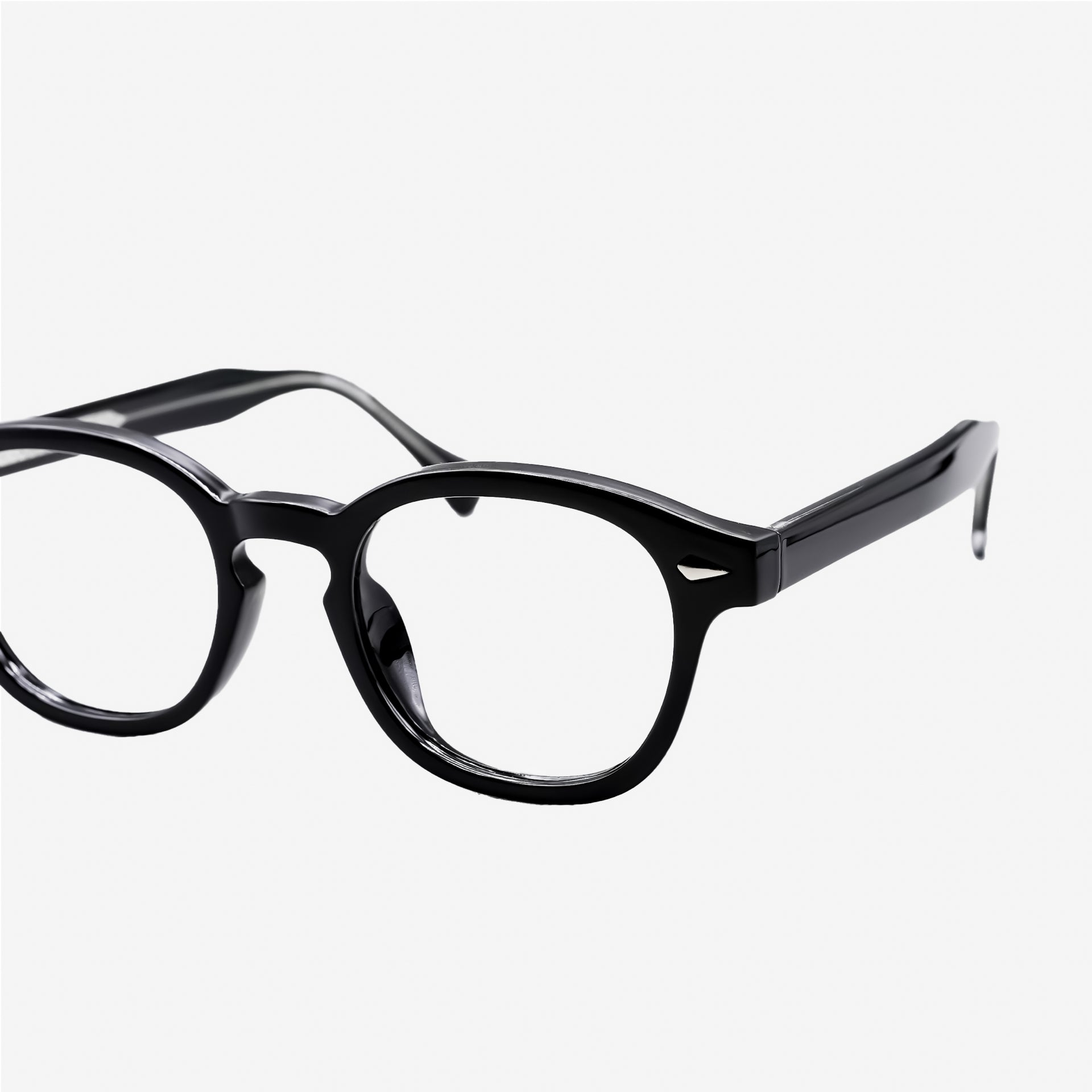 Retro Vintage Polygon Square Black Frame