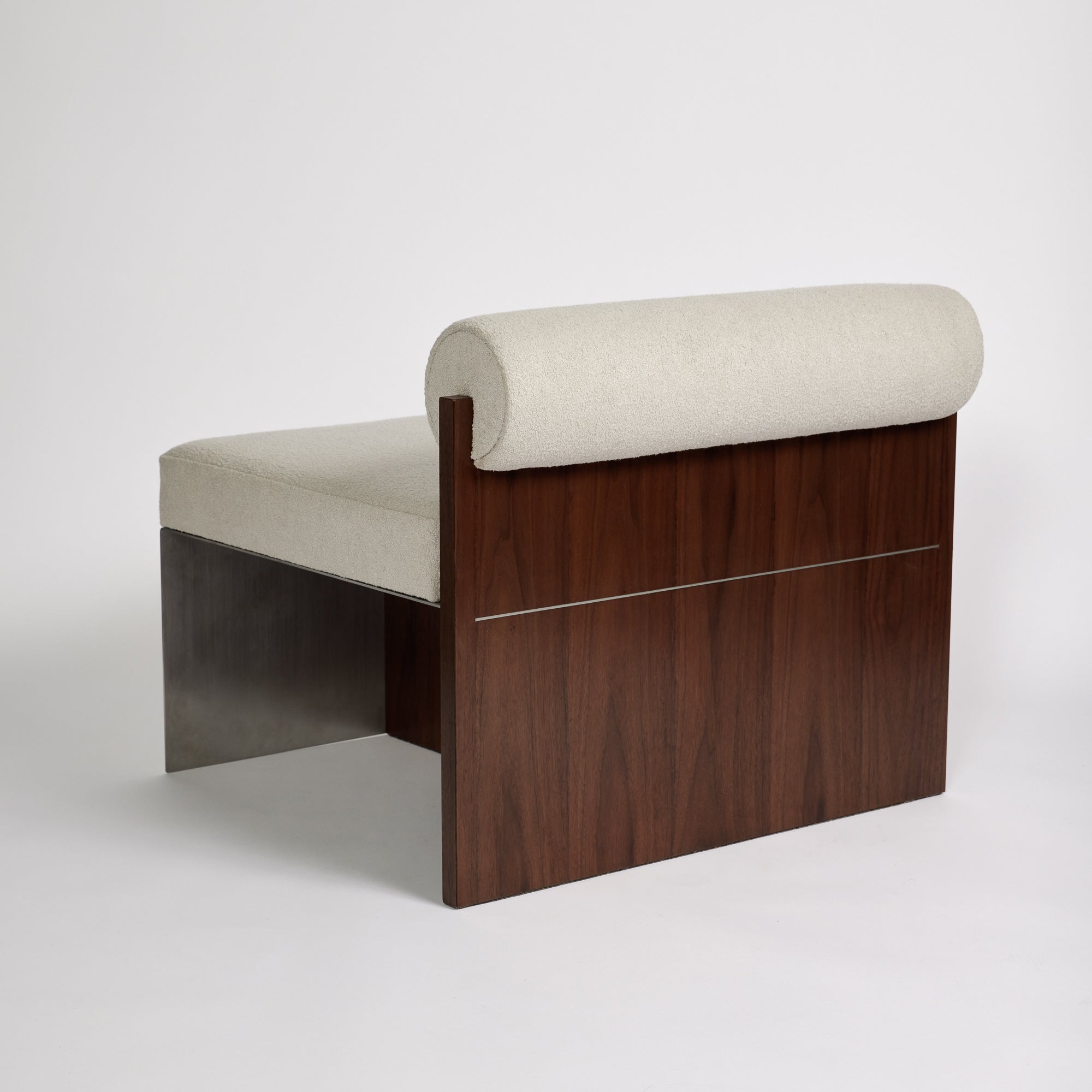 Chair Using Building Blocks Building Blocks, Side Lounge Chair in Bouclé and Walnut Back – Archives ...