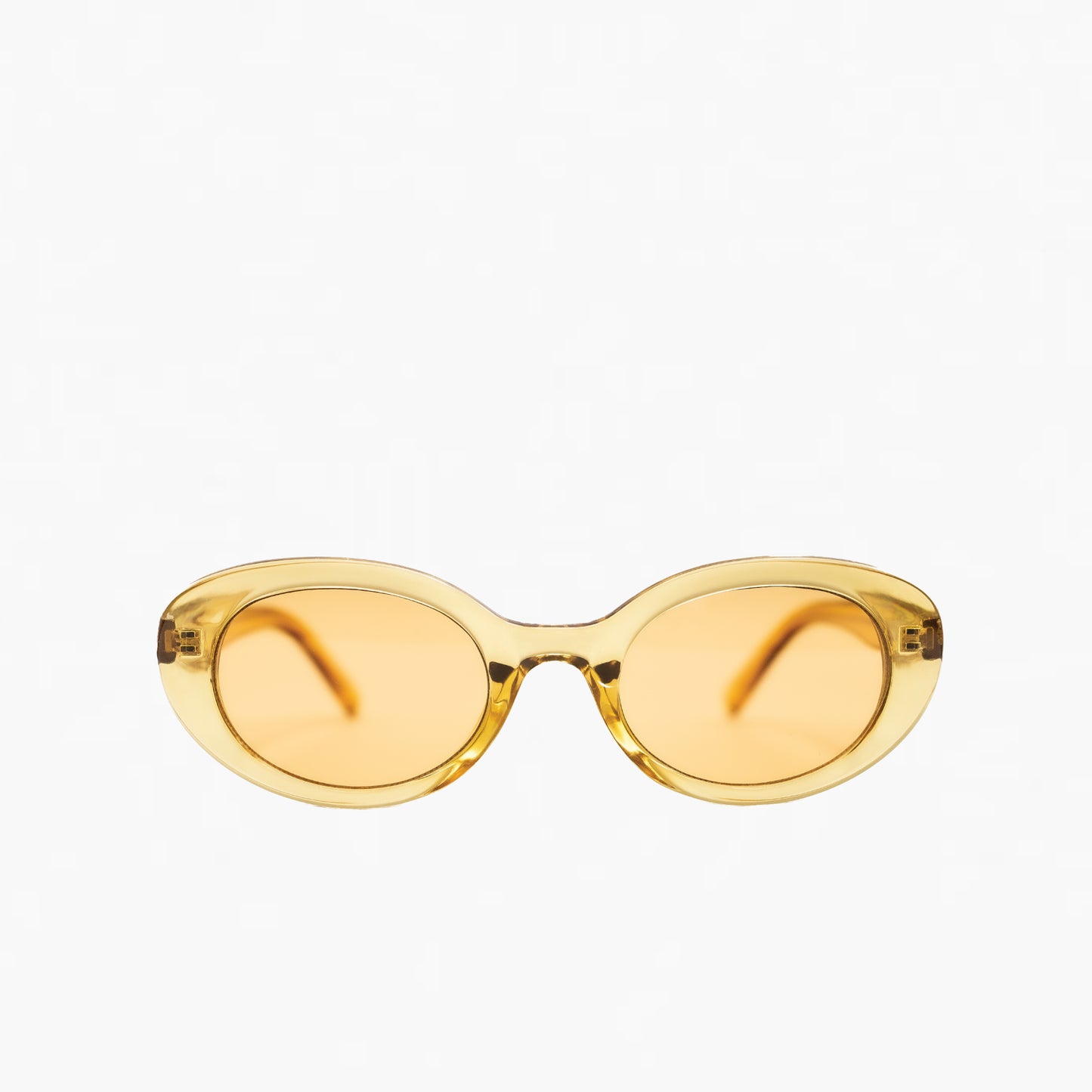 Yellow Tint Yellow Frame Round Eye Sunglasses