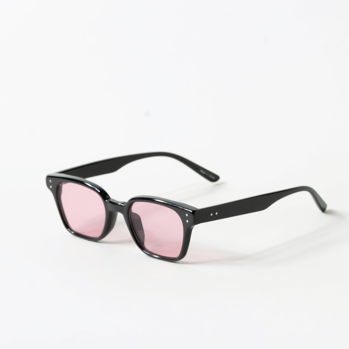 Pink Tint Square Rectangle Sunglasses