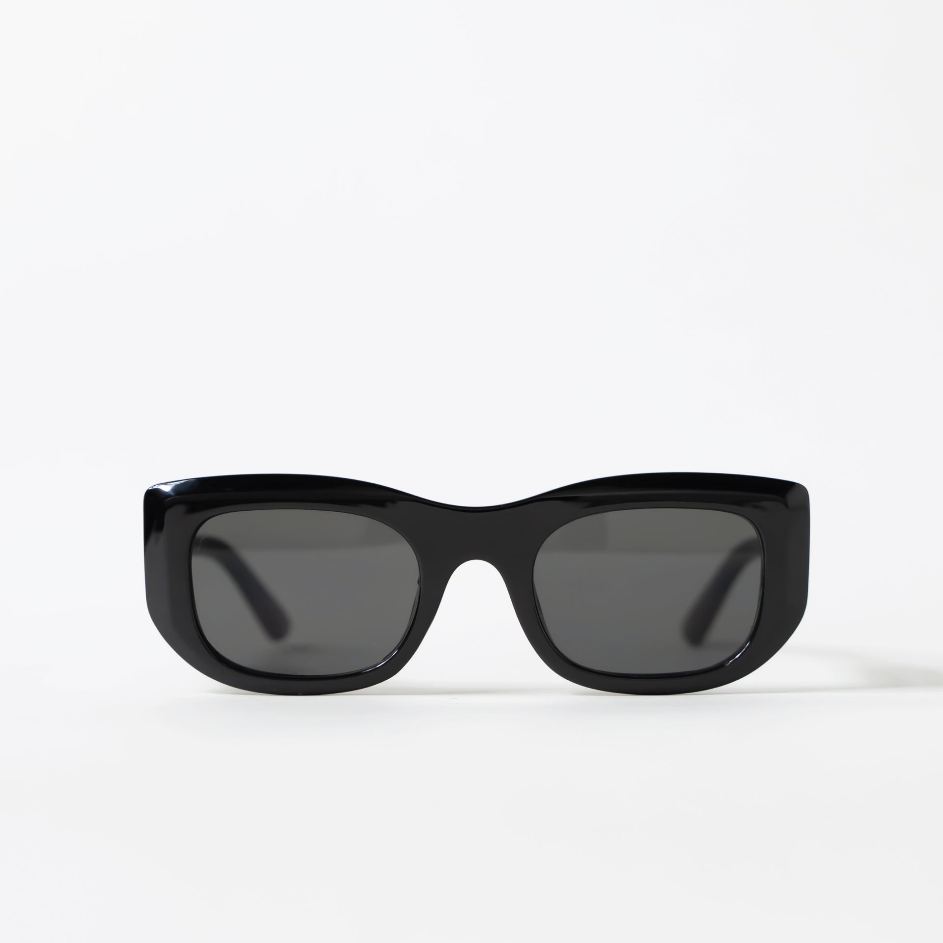 Black Blow Rectangle Sunglasses