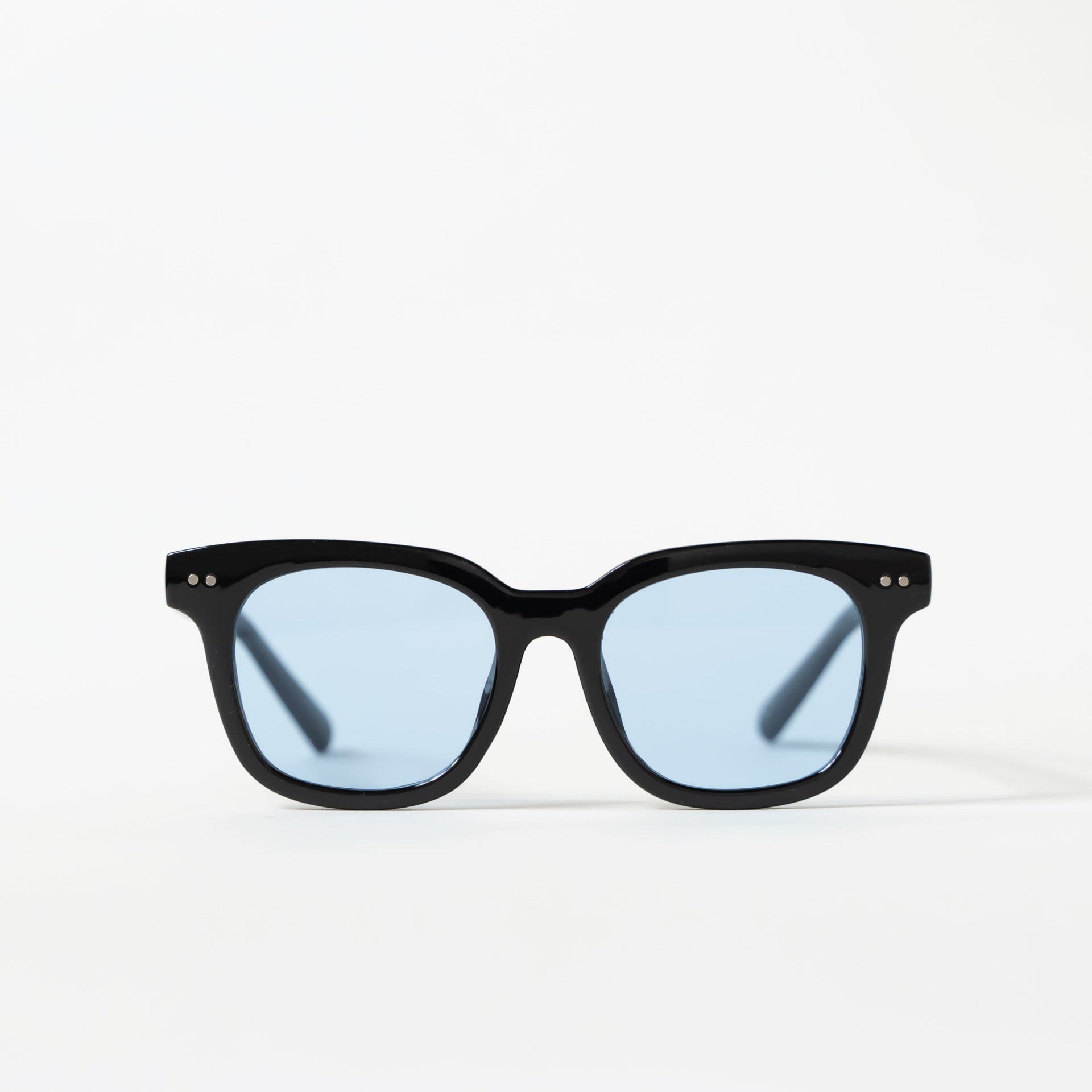 Light Blue Tint Large Square Frame Sunglasses