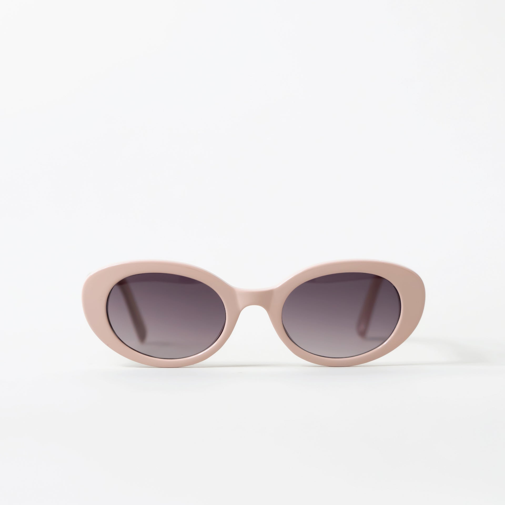 Matte Pink Round Eye Sunglasses