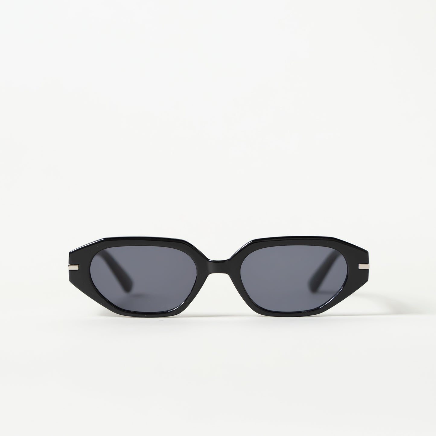 Slim Rectangular Side Detail Sunglasses