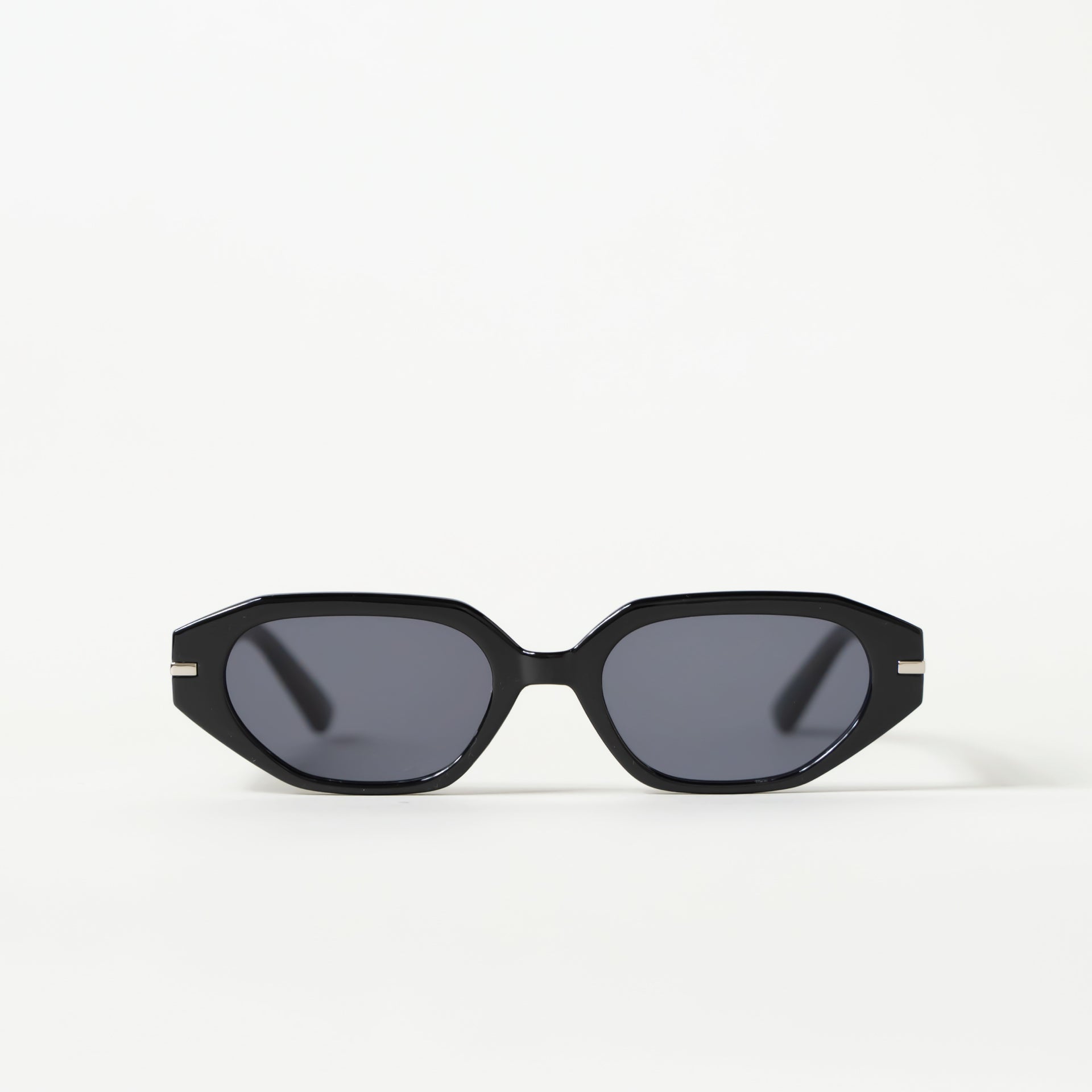 Slim Rectangular Side Detail Sunglasses