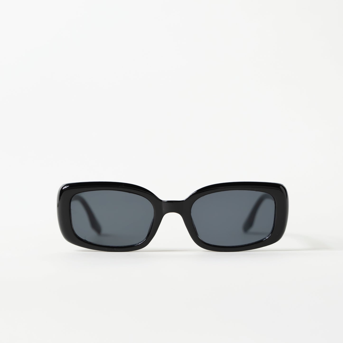 Black Rounded Rectangle Sunglasses