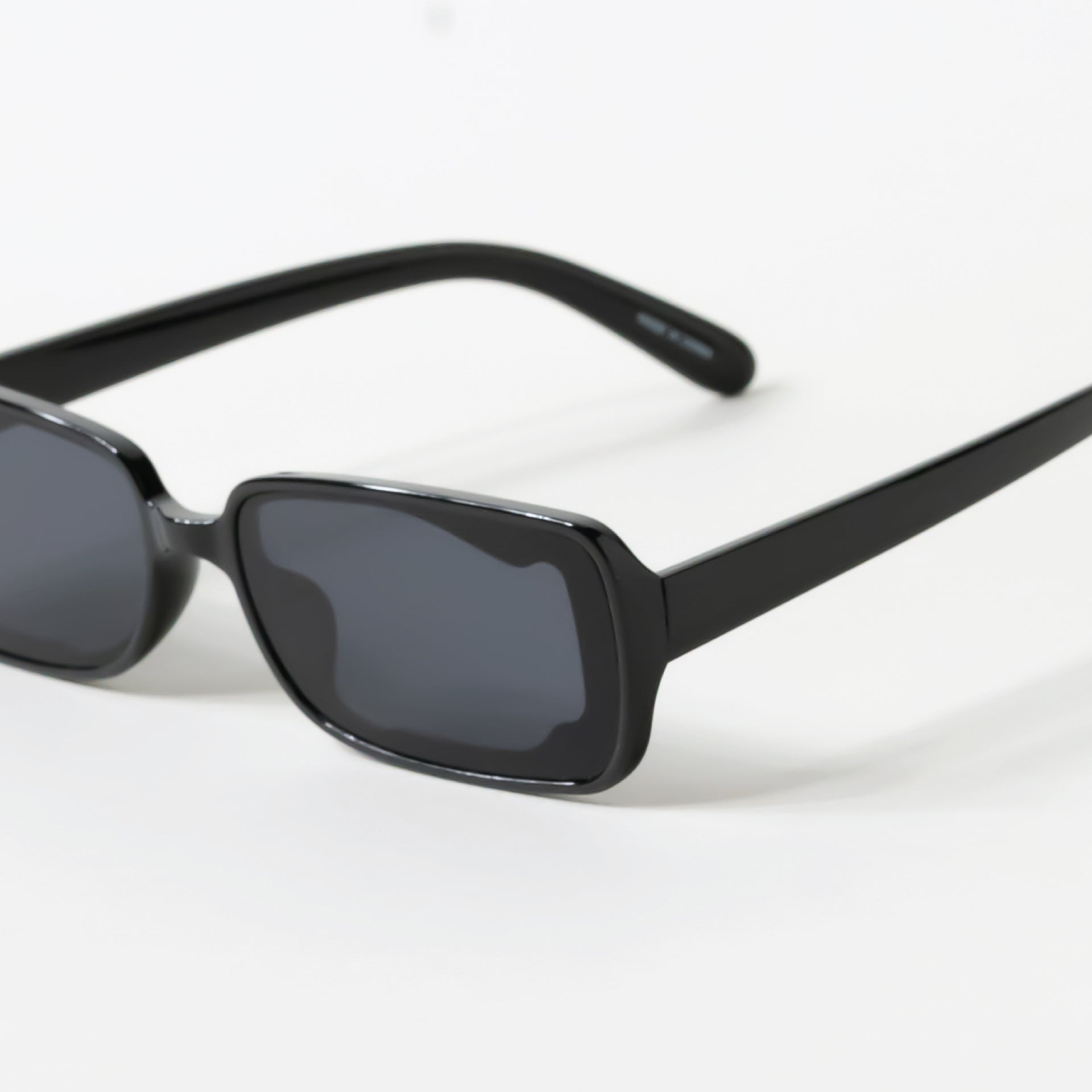 Black Rectangle Inner Pattern Sunglasses