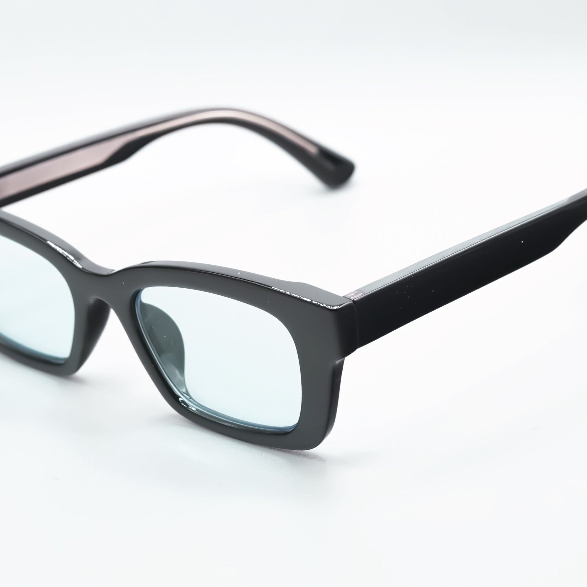 Tinted Bold Frame Rectangle Sunglasses