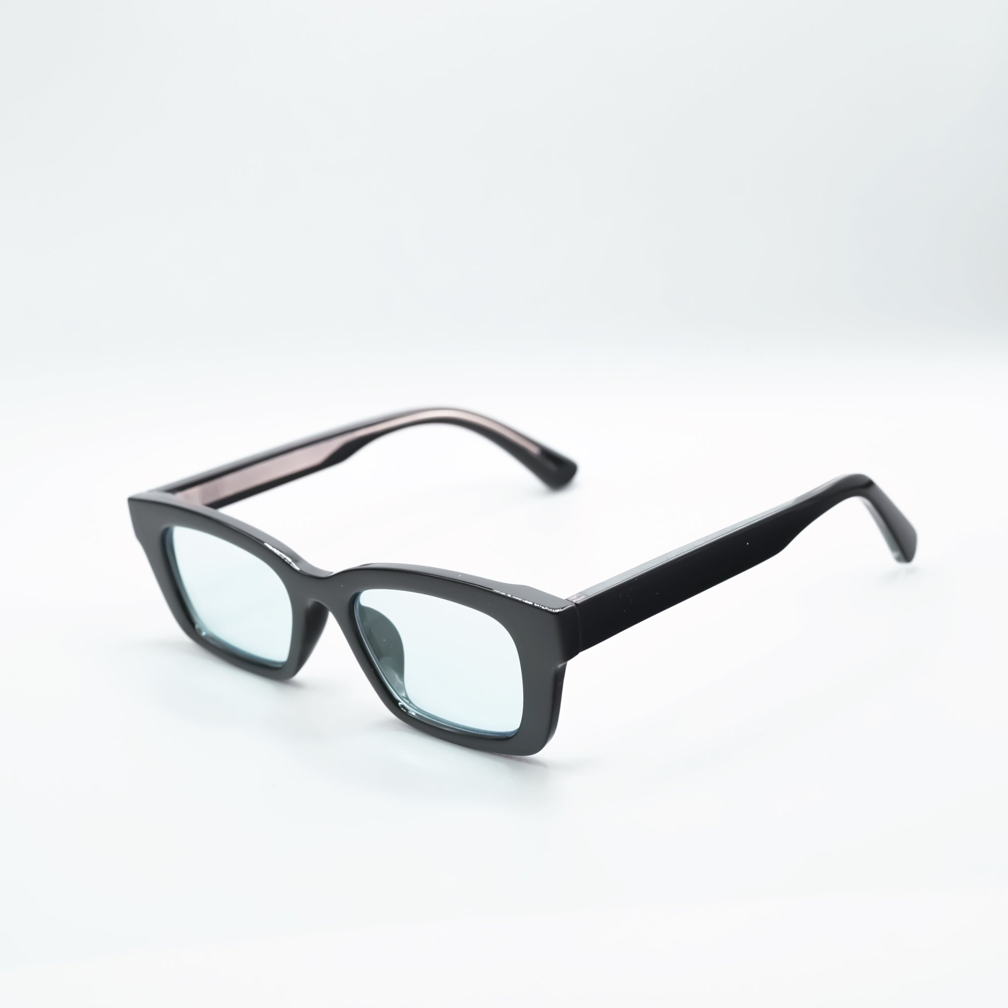 Tinted Bold Frame Rectangle Sunglasses